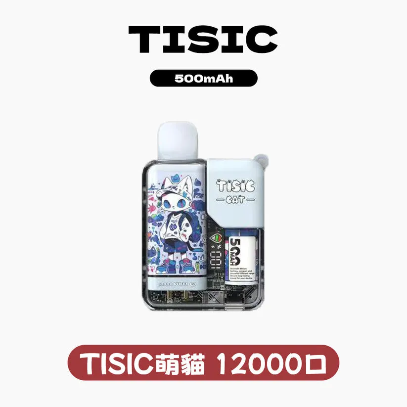 TISIC 12000黑騎士×萌貓派對 12000口拋棄式電子煙:圖片 3