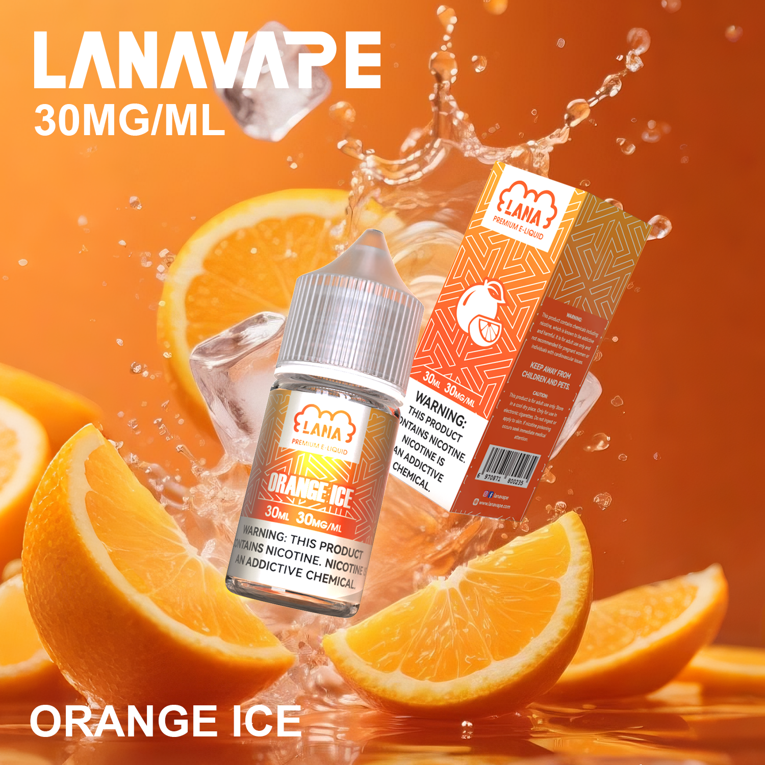 LANA 拉娜煙油 30ml 瓶裝煙油|30MG 冰感強勁・清涼口感升級:圖片 10